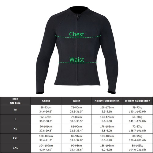 2mm neoprene men women - neoprene,