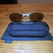 Oakley mens vintage A wire  Gold Iridium Sunglasses