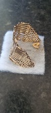 Vintage bar 9ct gold gate - vintage,
