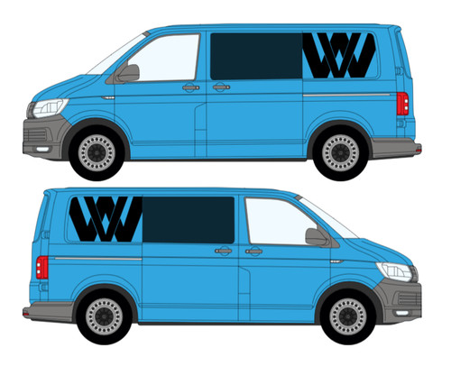 Rear decal panel graphics - rear,