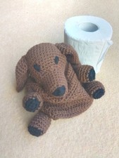 Novelty Dog Toilet Roll Cover