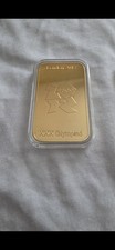 2012 LIMITED EDITION CITIES OF THE OLYMPICS GOLD LAYERED INGOT ~ LONDON 1948
