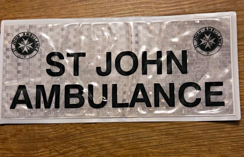John ambulance reflective - john,