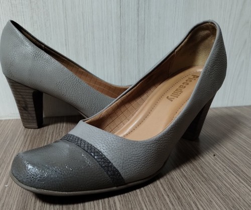 Piccadilly gray leather - gray,