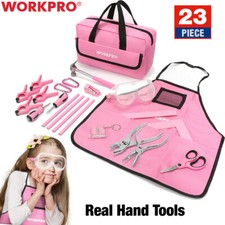 WORKPRO 23 Piece Pink Kid Tool