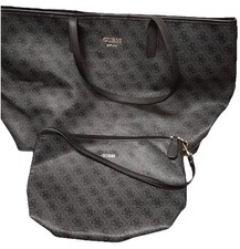 Guess Vikky Black Tote Shopper