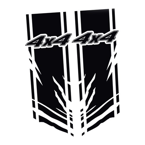 Vinyl 4x4 graphics stripes - 2x,