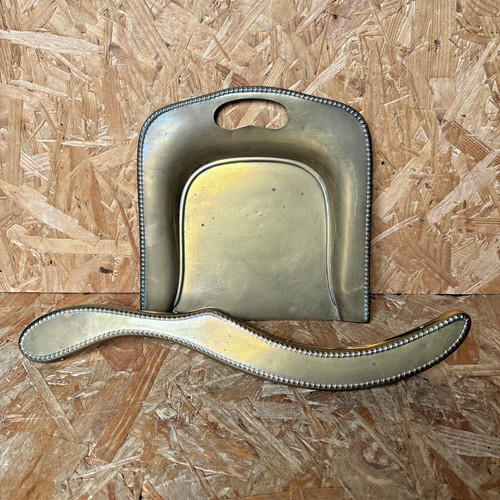 Vintage brass silent butler - brass,