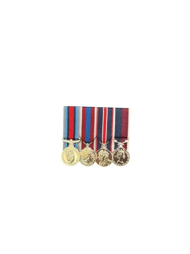 Court mounted miniature - court, medal