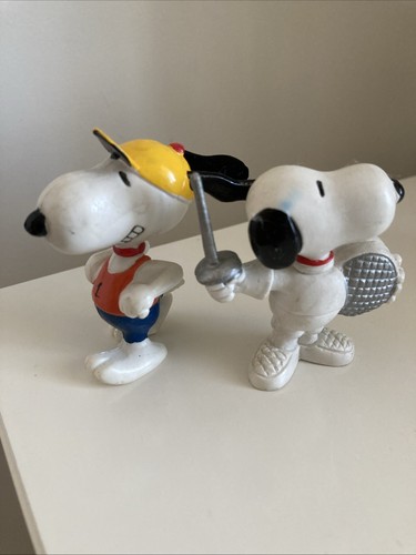 Snoopy vintage plastic figures - plastic,
