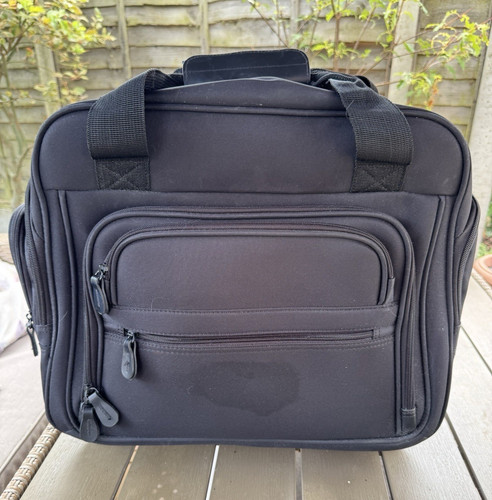 Black soft pilot case - black,