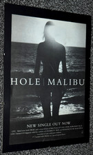 HOLE courtney love band A3 MOUNTED original 1998 malibu SINGLE art poster