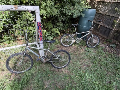 Pair 1990s chrome - of,