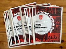 Arsenal Home & Away Programmes