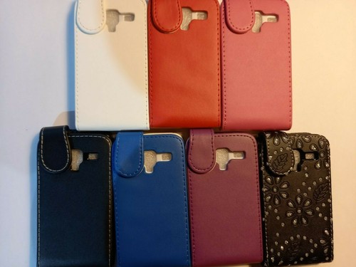 Vertical style leather flip - pu,