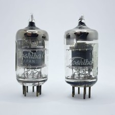 TOSHIBA 6AK5 Tube Pair. Little