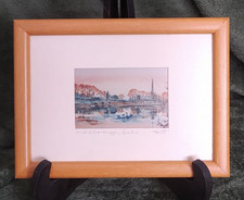 ? “The Boating Lake” Stratford-upon-Avon Signed Mini Print by David Fryer Frame