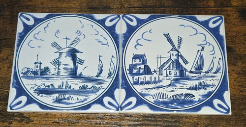 Lot vintage delft - 2,