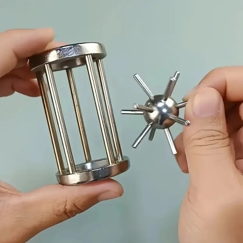 Stainless steel cage challenge - steel,