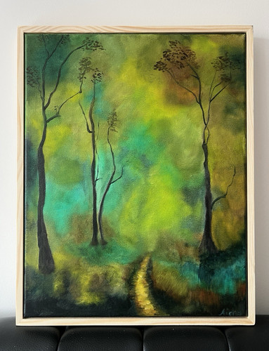 Original handpainted abstract - ,