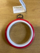 Red Round Embroidery Flexi