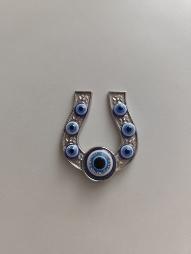 Silver tone horseshoe - tone,
