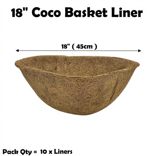 Natural coco hanging basket - coco,