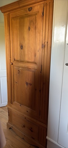 Small wardrobe pine - small,