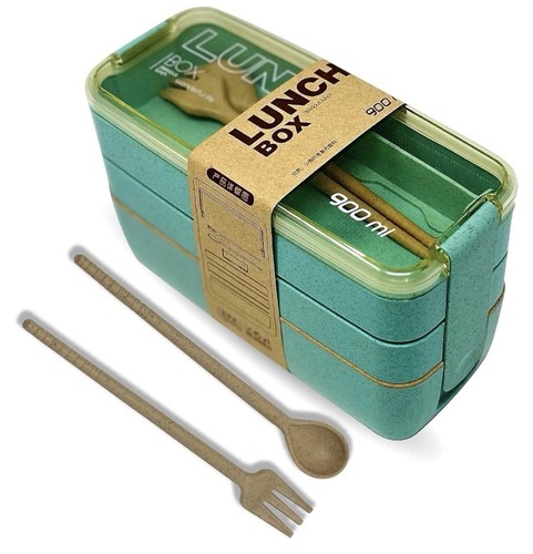 Bento lunch box 3 layer - bento, 3-layer