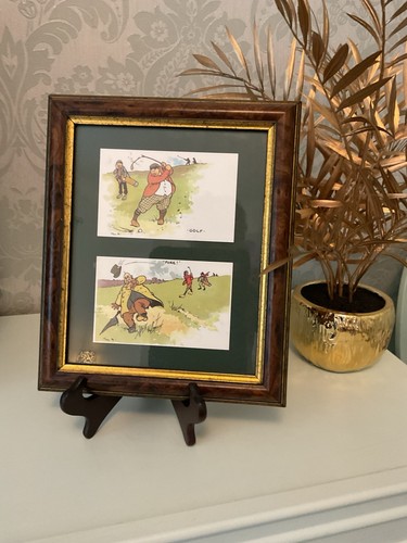 Pair vintage golf - pair, prints