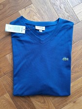 Lacoste V-neck T-shirt,  Size