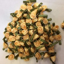 Mini Small Satin Ribbon Rose