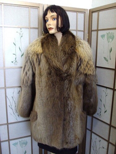 Excellent beaver coyote fur - excellent,