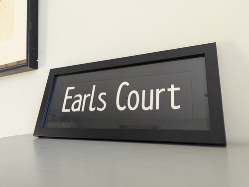Bus blind earls court london - blind,