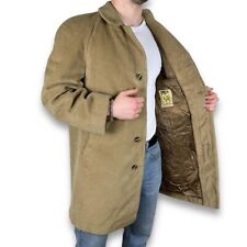 Vtg Pure Camel Hair & Wool Heavyweight Overcoat Mac, Tan, Fits Medium (CB249)