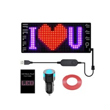 Car RGB LED Sign Scrolling