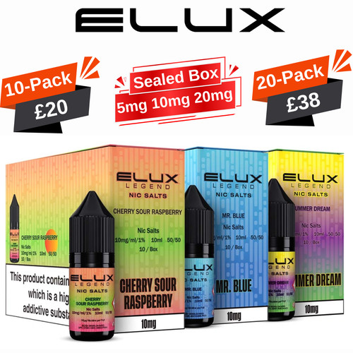 Elux nic salt - nic, liquid