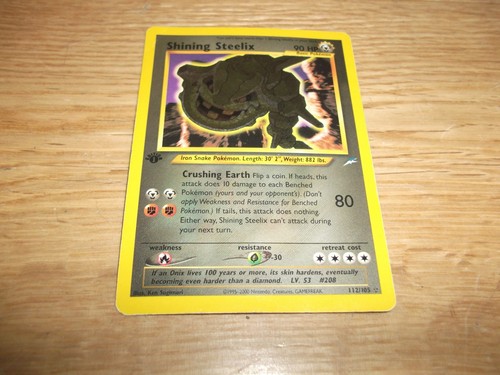 Shining steelix 112 105 holo - steelix, 112/105