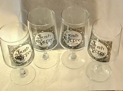 Irish coffee glass - coffee, retro