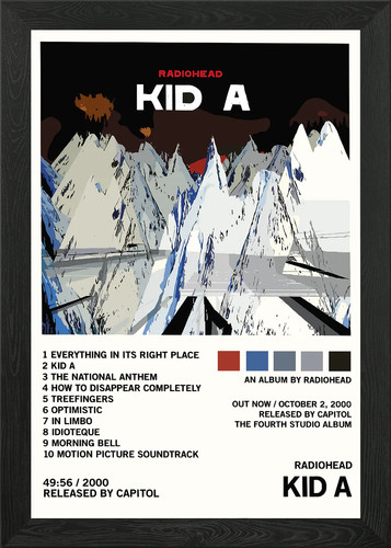 Radiohead kid album cover - kid,