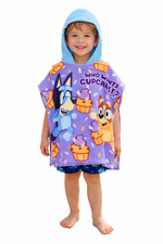 Girls Bluey Hooded Beach Towel