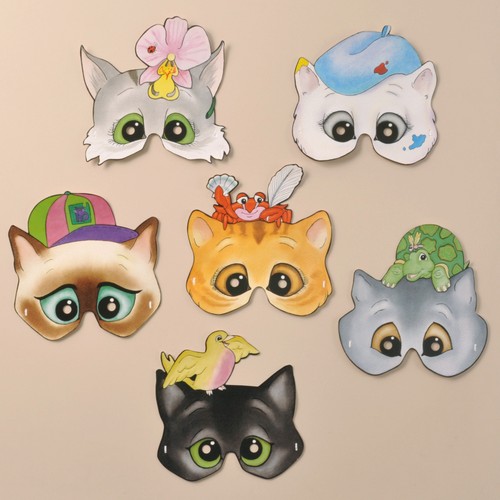 Mamelok character cats masks - character,