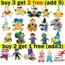 Super Mario Bros. Plush Toy Stuffed Doll Soft Animals Kids Birthday Xmas Gift UK