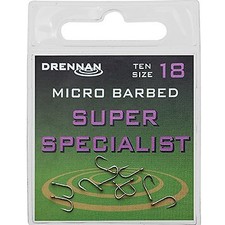 Drennan Super Specialist Micro Barbed Hooks