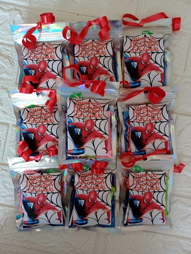 Spiderman party bag - spiderman, pouch