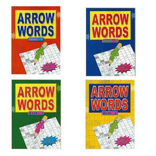 A4 ARROW WORD PUZZLE BOOKS ADULT Crossword Type Brain Games 67 Puzzles Per Book