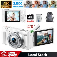 4K Digital Camera Video 72MP