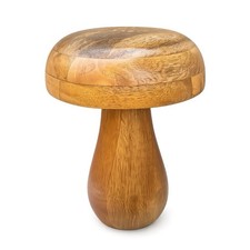 Hand carved wooden toadstool - hand,