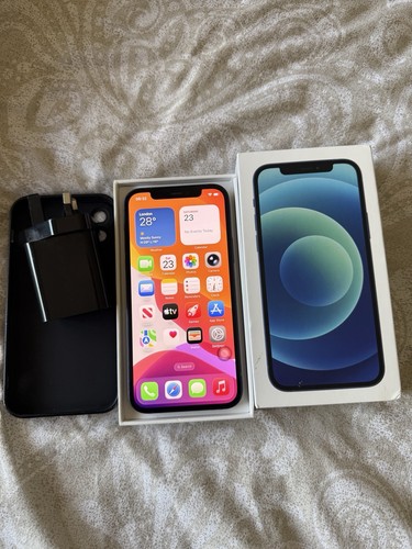 Iphone 64gb blue unlocked - 12, 64gb,