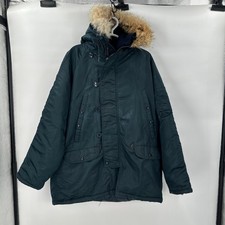 Spiewak Golden Fleece N-3B Extreme Cold Weather Parka 46 Fur Hood Jacket USA